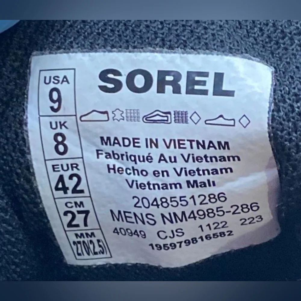 Sorel Carson™ Leather Tan Brown Chukka Boots Size 9 Used Exc MSRP $160